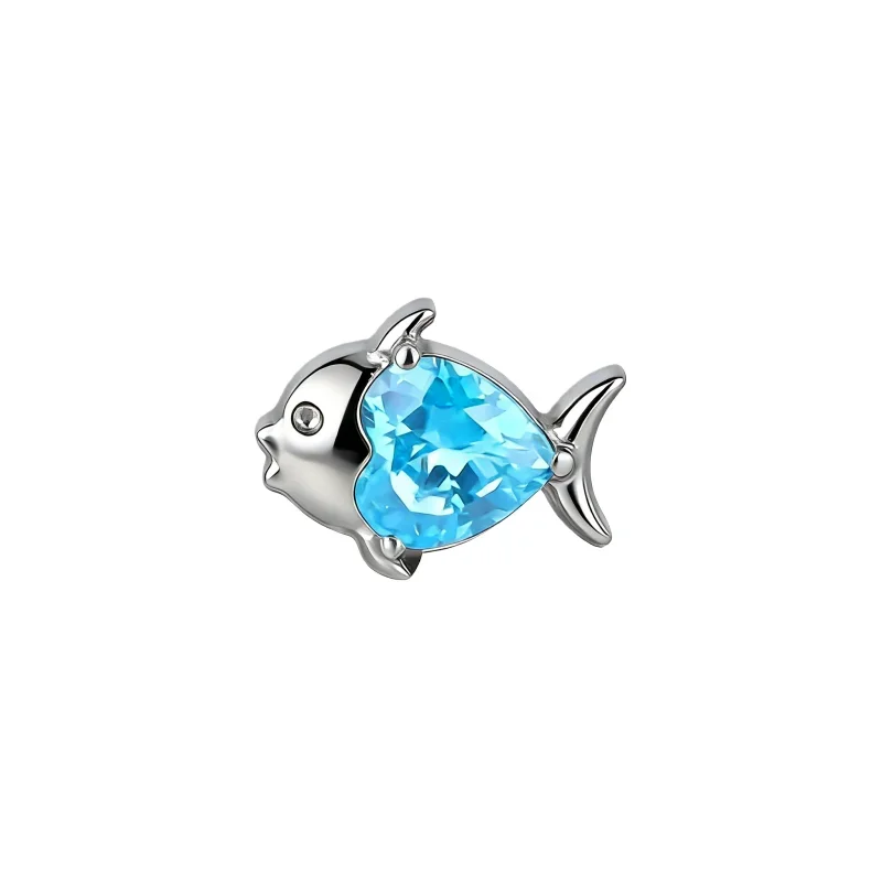 G23 Titan Delfin Lippenpiercing 16G Herz Zirkonia Labret Tragus Helix Knorpel Ohrring Schmuck für Nasenpiercing Ringe – Detail 8