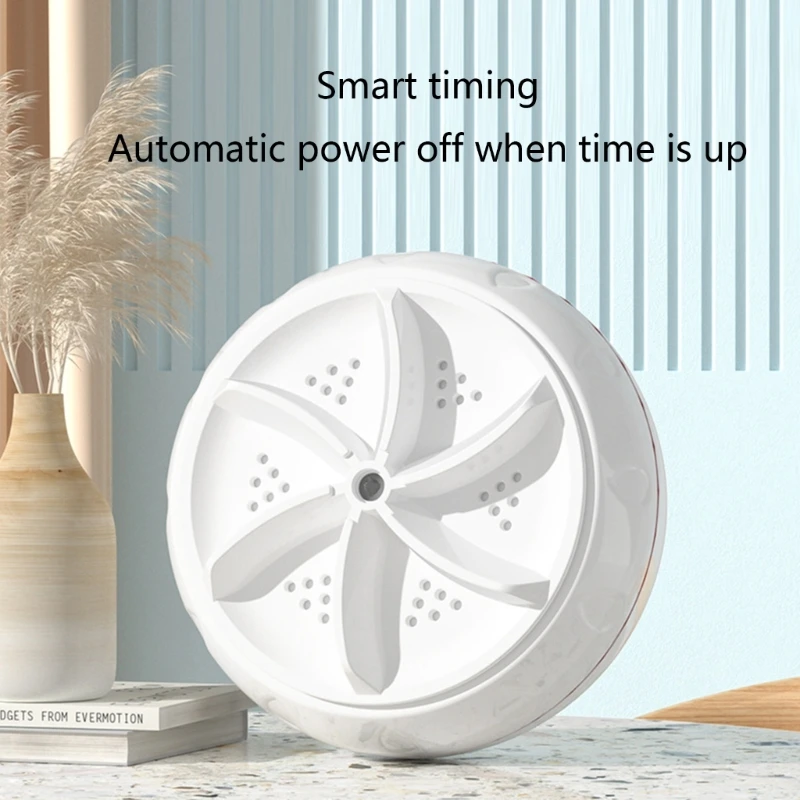 แบบพกพา Turbo เครื่องซักผ้า Mini เครื่องซักผ้า Ultrasonic Turbine เครื่องซักผ้า USB Powered Travel เครื่องซักผ้าทำความสะอาด