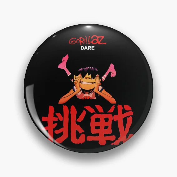 Gorillaz Pines  pins pin Gifts  Collar  custom broche pins shirt