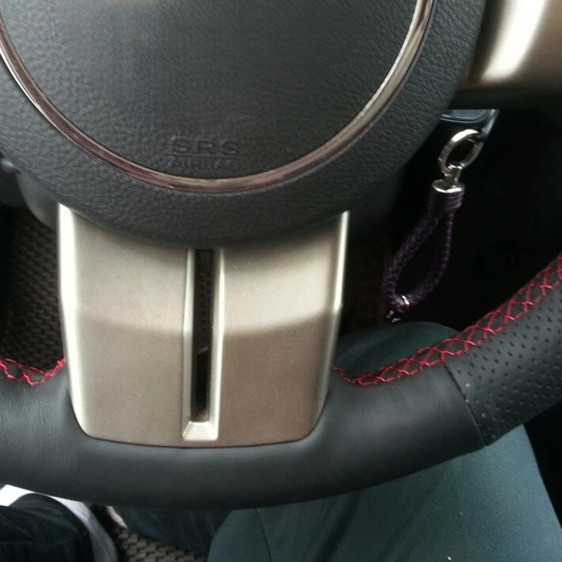Black Artificial Leather Hand-stitched Car Steering Wheel Cover Cover for Jeep Compass Grand Cherokee Wrangler Patriot 2012-2014