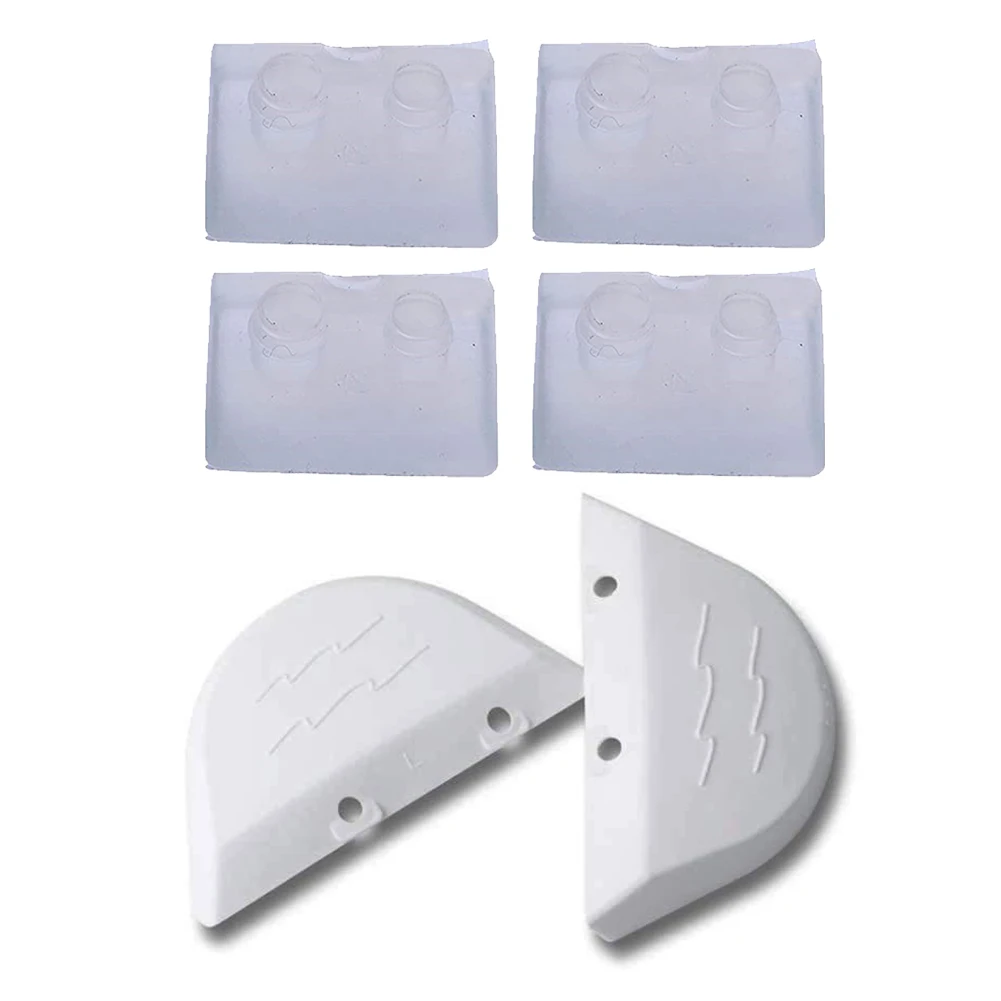Wing Pod Shoe Replacement Set for Hayward For Navigator Pool Cleaner AXV417WHP For combo Kit for Consistent Pool Floor Coverage