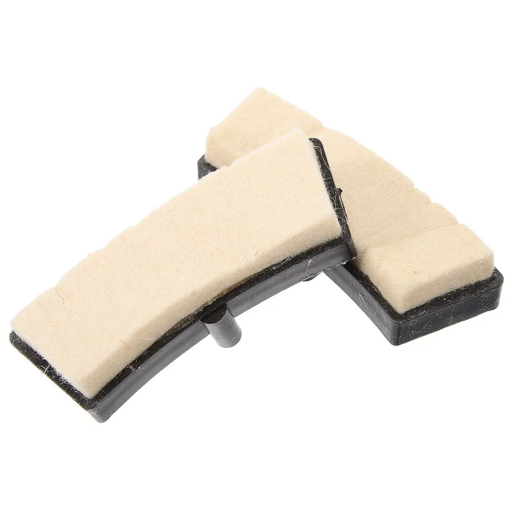 

2pcs 1 Pair Stationary Exercise Bike Brake Pads Felt Brake Blocks Replacement For Indoor Cycling Machine Fitness Braking Parts
