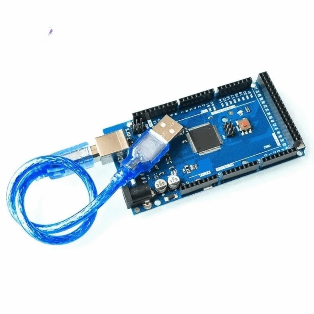 ATmega2560-16AU Mega2560 R3 Development Board FR4 PCB Board CH340G Chip Microcontroller Board USB Data Cable