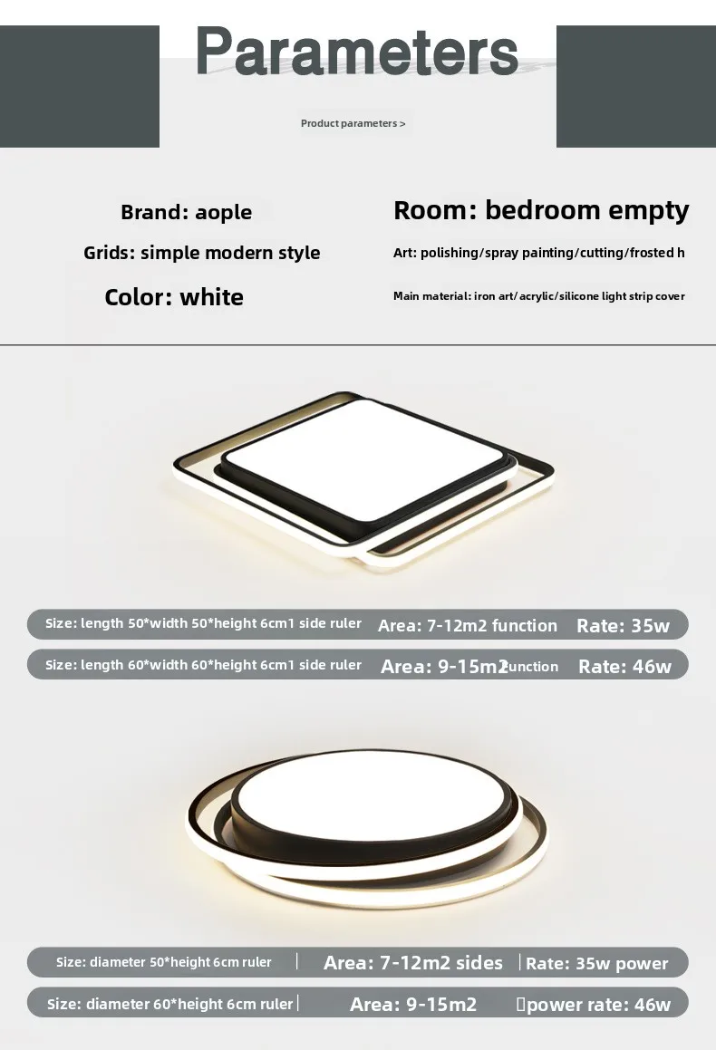 Lampada da soffitto a led per camera da letto calda romantica semplice e moderna luce per la camera da letto principale della casa