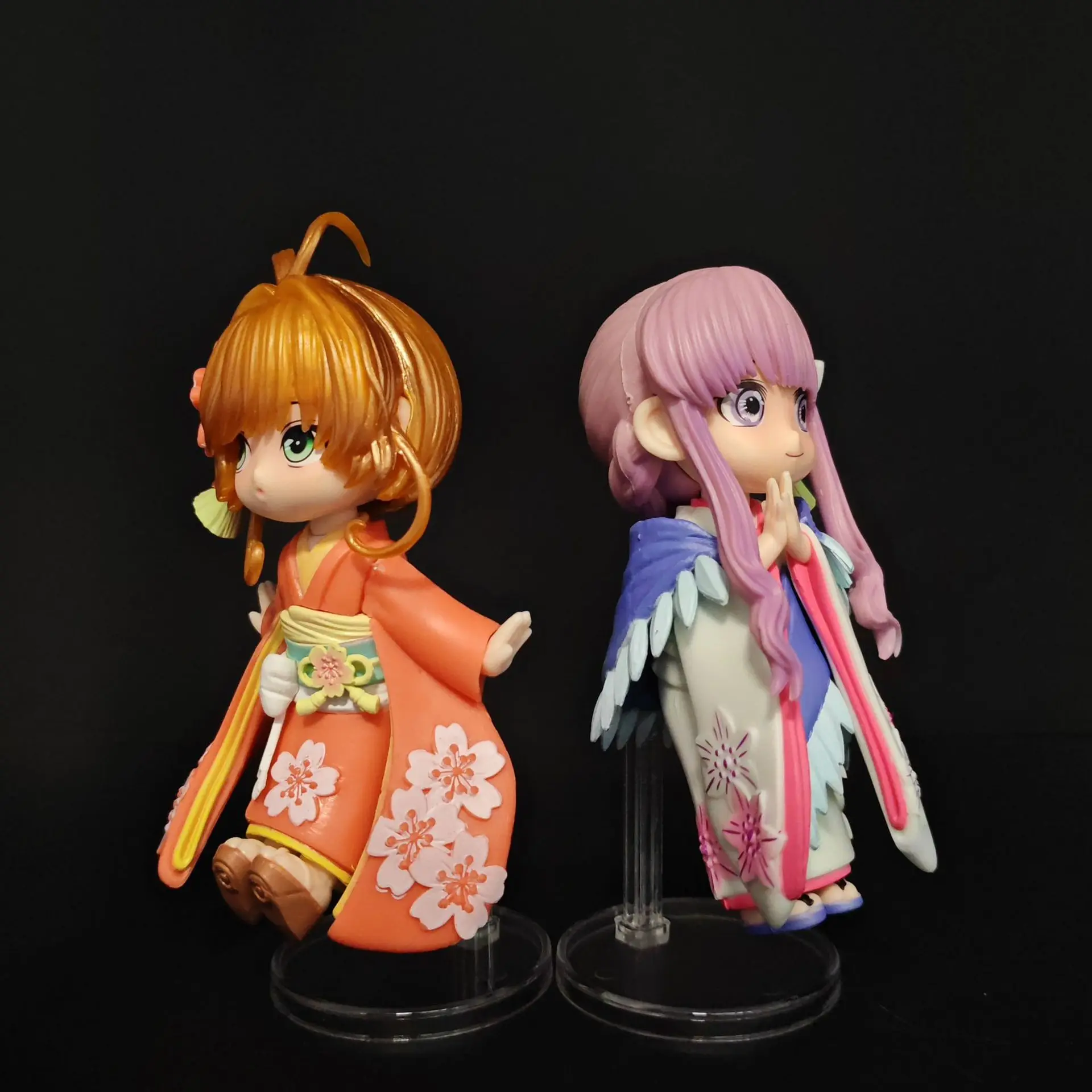 Anime 11cm Cardcaptor Sakura Tomoyo Figures Kimono GK Statue