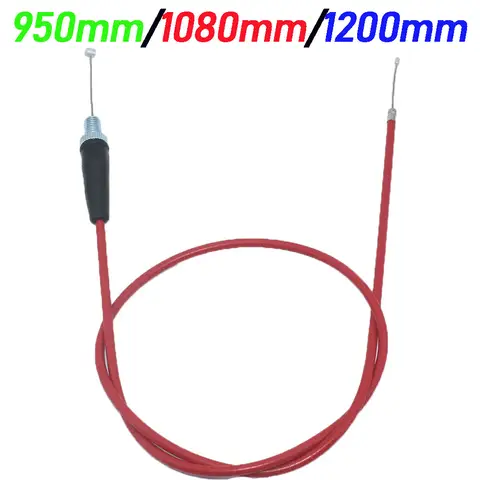 오토바이 스로틀 케이블 950MM 1080MM 1200MM 먼지 핏 자전거 모토 크로스 XR50 CRF50 CRF70 KLX 110 125 용 스트레이트 연결
