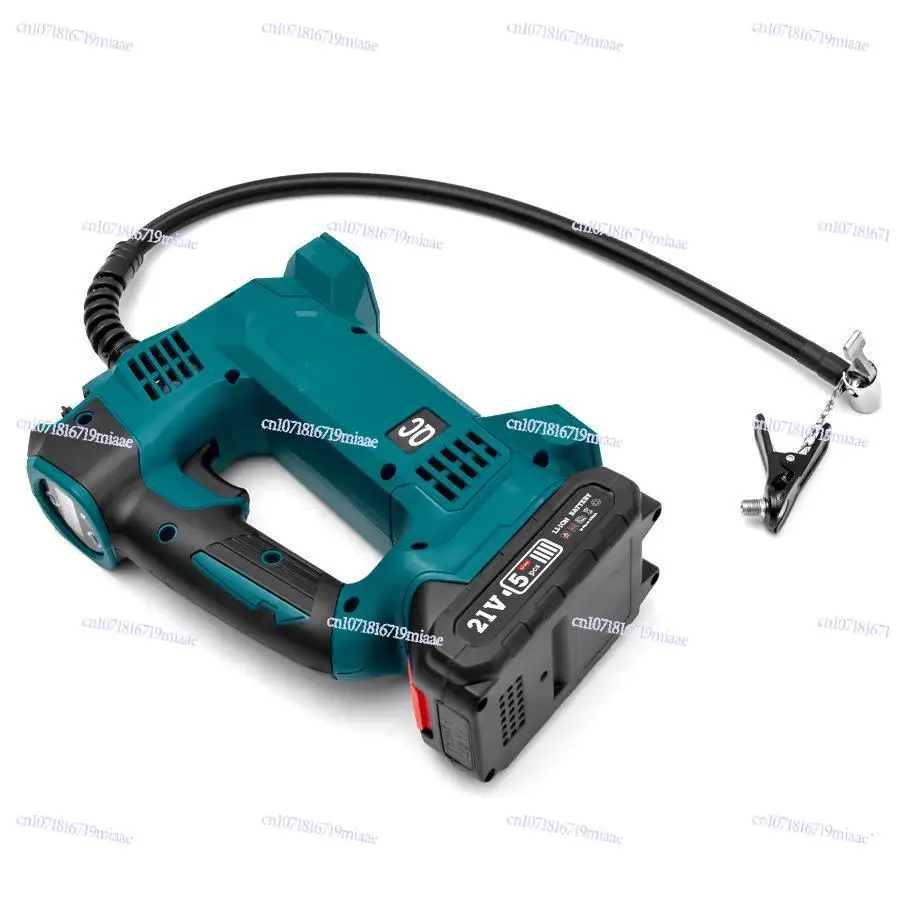 

Digital display vehicle wireless air pump portable car tire pump automatic charging stop