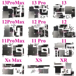 2Set Inner Metal LCD Battery Cover Plate with Screws For iPhone 11 12 13 Pro Max XS XR X  Bracket Holder Clip Screw Parts