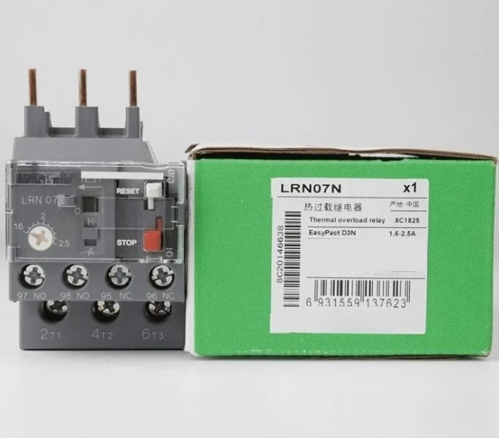 

Brand New Original LRN07N(1.6-2.5A) 3-pole Thermal Overload Protection Relay 690V LRN 07N Contactor Fast Delivery
