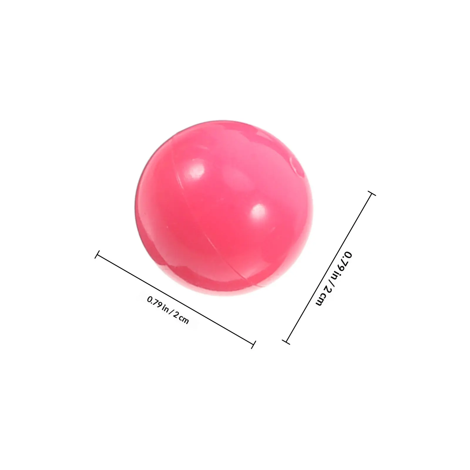 100Pcs Colored Hollow Plastic Counting Balls 20Mm for Elementary Math Probability Problems Counting Games Colored Round Capsules