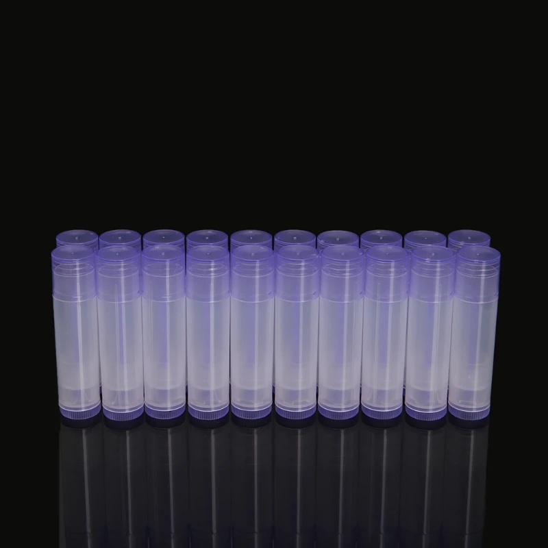 

20 штук DIY пустой красочный круглый бальзам для губ Губная помада трубка крем бутылка-контейнер для косметики