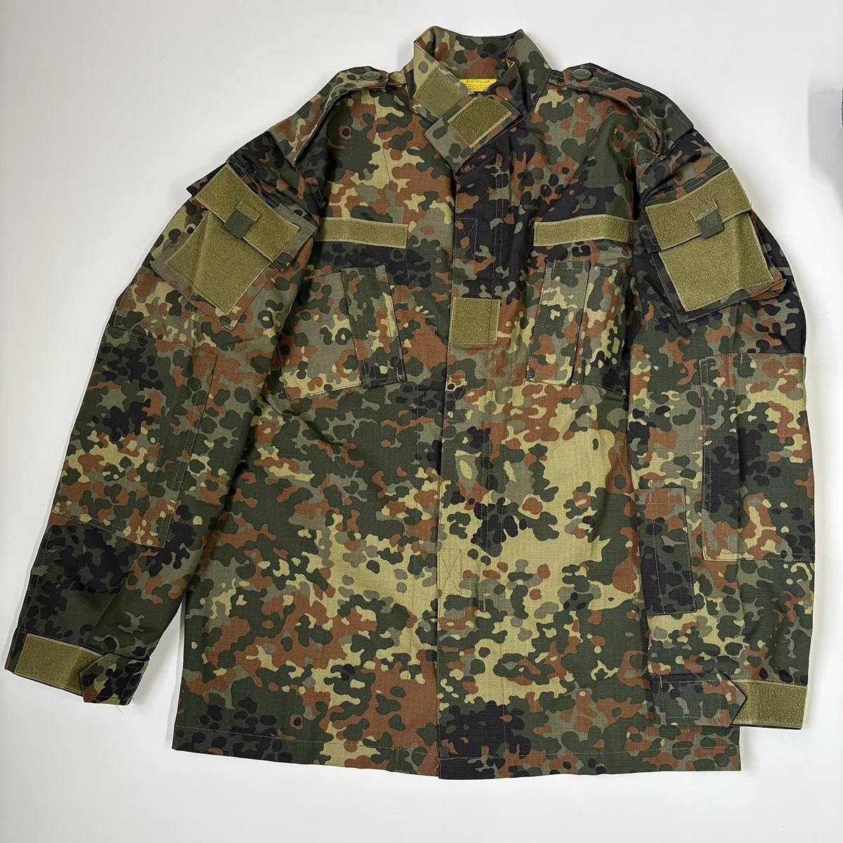 Deutschland Camouflage Dschungel Trainingsuniform ACU Feldanzug Flecktarn Dschungel Spot Set für Männer, Feldtraining Anzug Kampf ACU Set – Detail 4