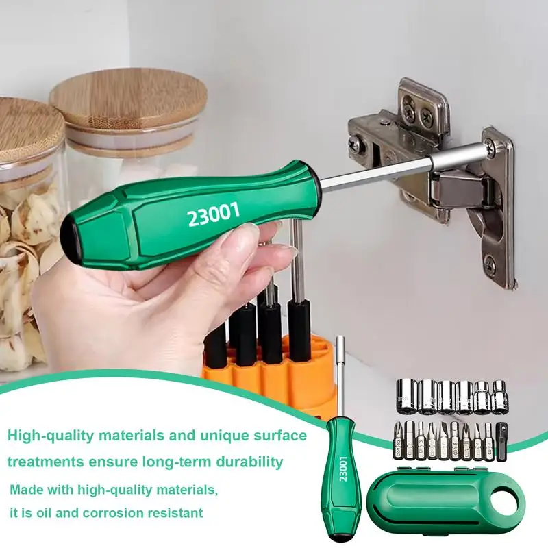 Precision Screwdriver Set Portable Multi-purpose Screwdriver High-Strength Screwdriver Nut Driver For Outdoor And Daily Repair