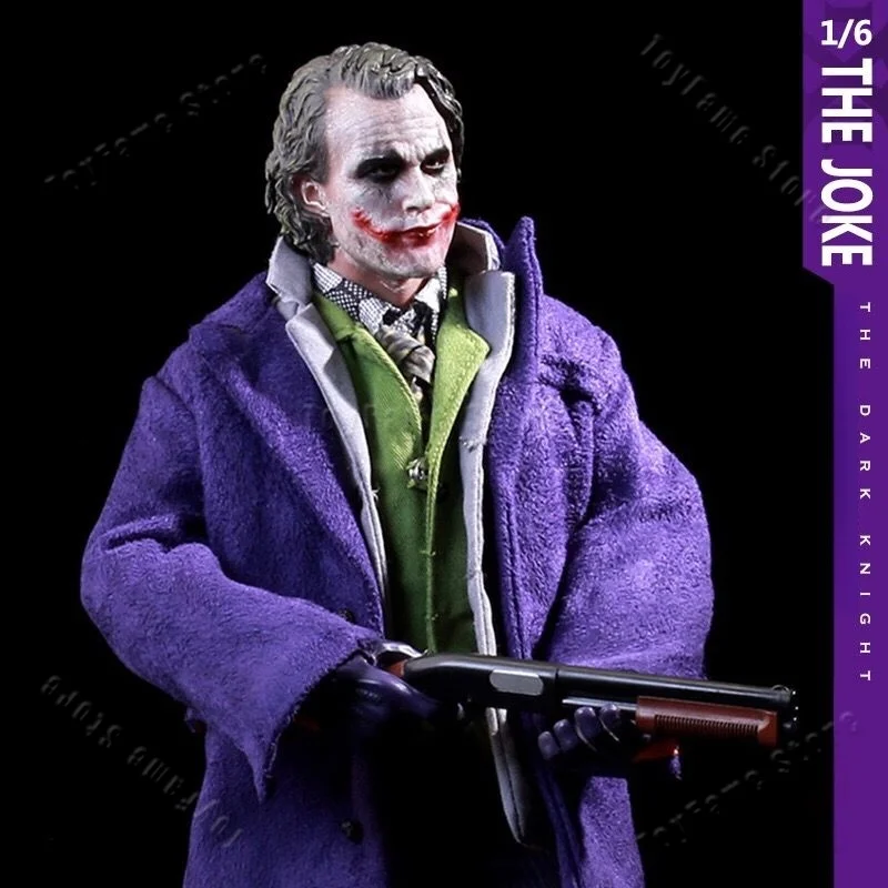 HC Hot Toys Real Clothes Joker Figure The Comedian Play Arts The Dark Knight 1/6 Articulated Joints Collectible Model Toy 30CM - view 5