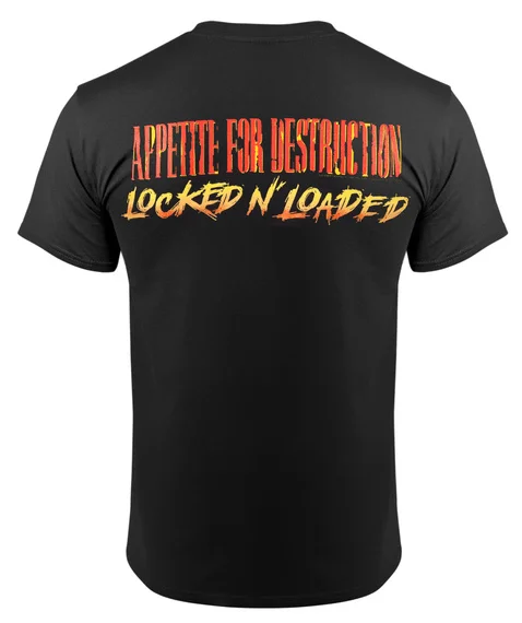 2026 T-shirt sportiva a maniche corte alla moda con stampa GUNS 'ROS, alla moda e traspirante, adatta per l'uso quotidiano