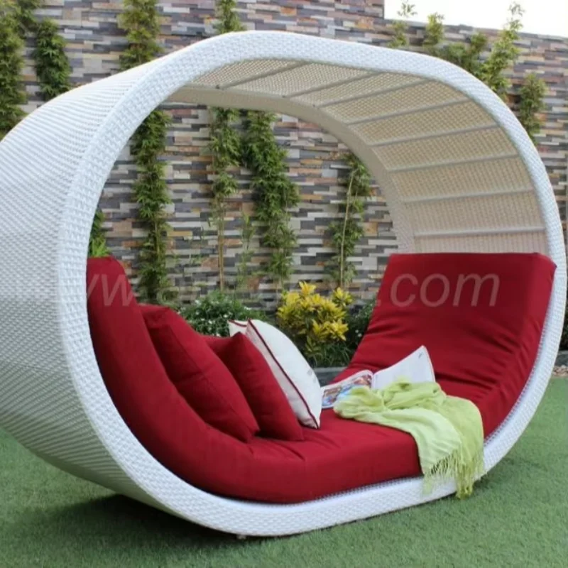 

oywj Oval arch sofa bed/sunbed for outdoor garden
