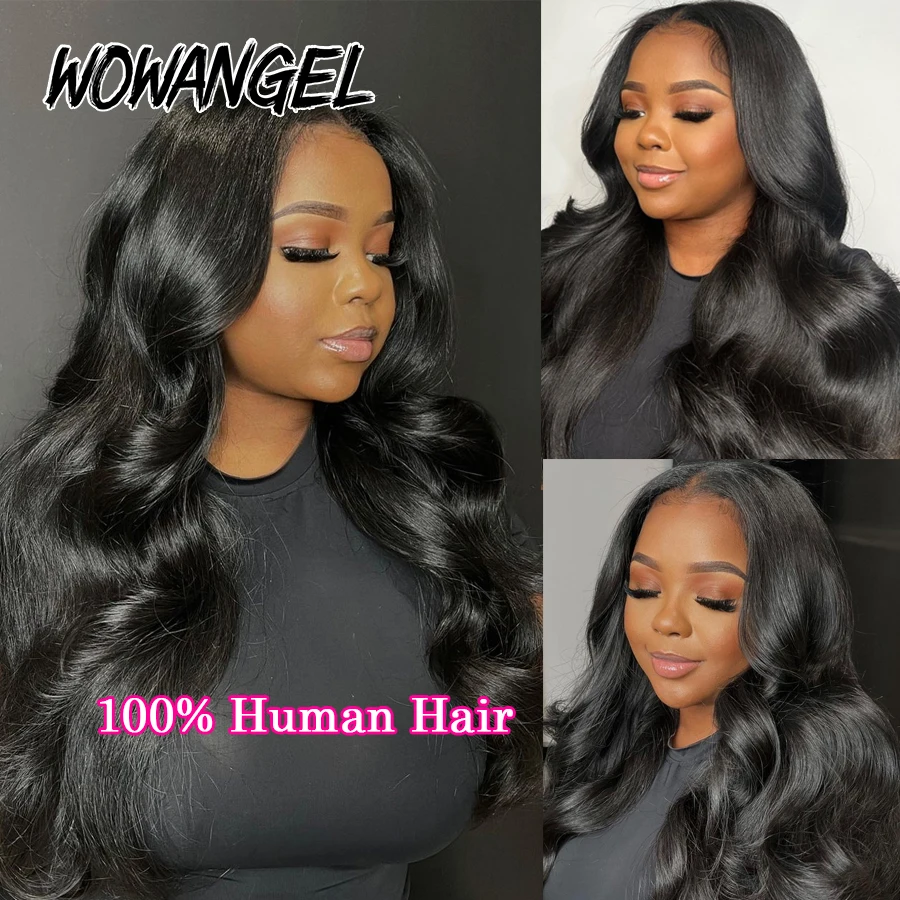 Wow Angel 250% 13x6 HD Lace Front Wig Swiss Lace Melt Skin  display picture 2