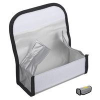 Protection Bag Fireproof Explosion Proof Storage Pouch for Lipo Batteries Safe Holders Aluminum Foil Toy