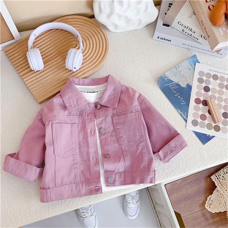 Girls Coat Jacket Cotton Outwear Windproof 2023 Classic Spring Autumn Sport Outdoor Plus Size Children's Clothing