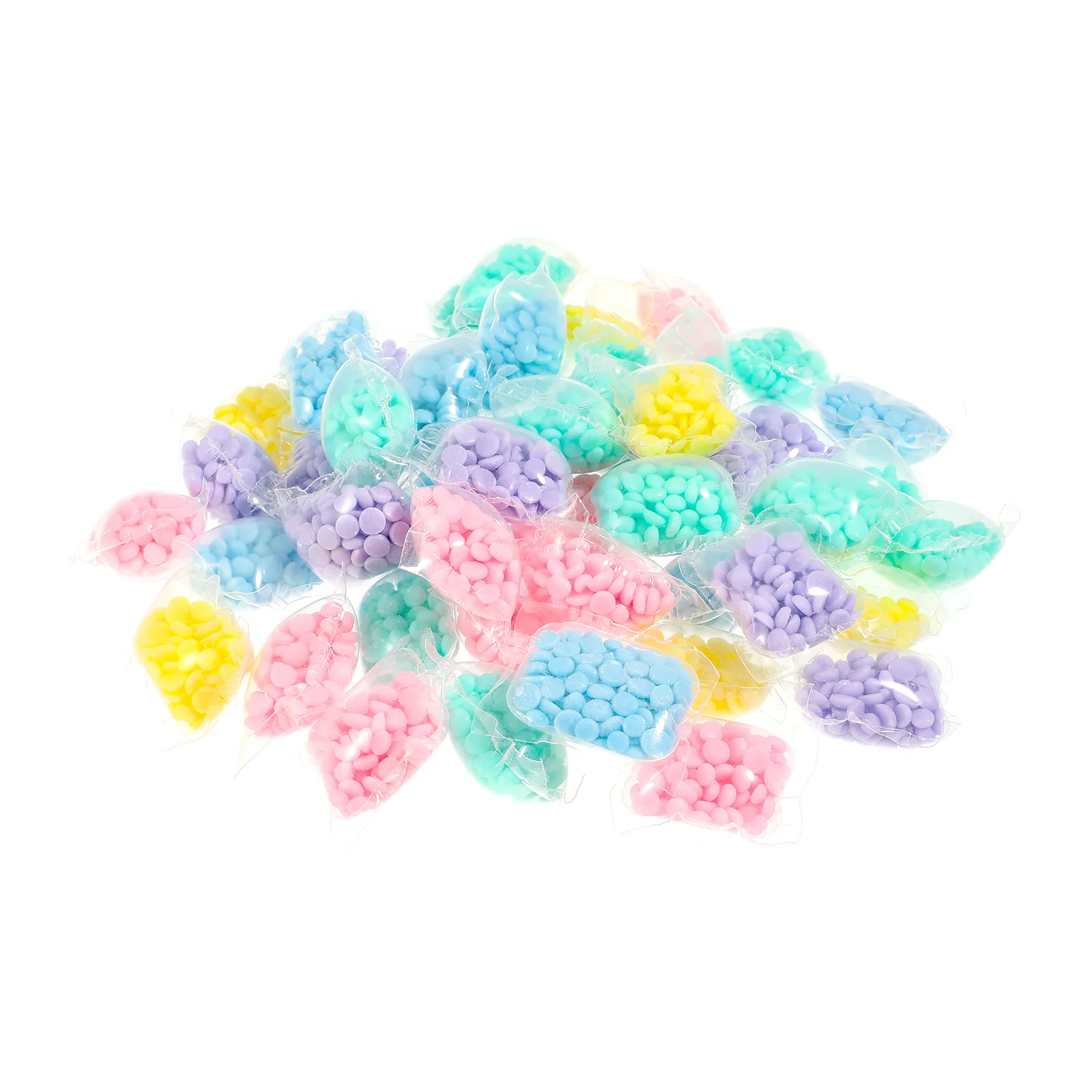 50 Pcs Deep Clean Quick Dissolving Safe for Clothes Boosters Beads for Washing Machines Scent Booster