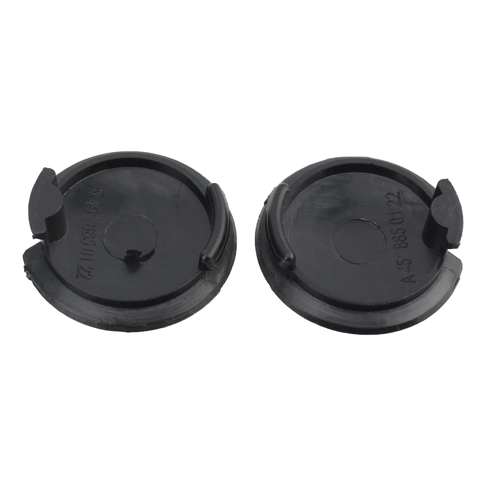 

2Pcs Car Front Rear Bumper Tow Hook Eye Coupler Trailer Cover Cap Plug 4518850122C22A For Smart Fortwo 2008-2016