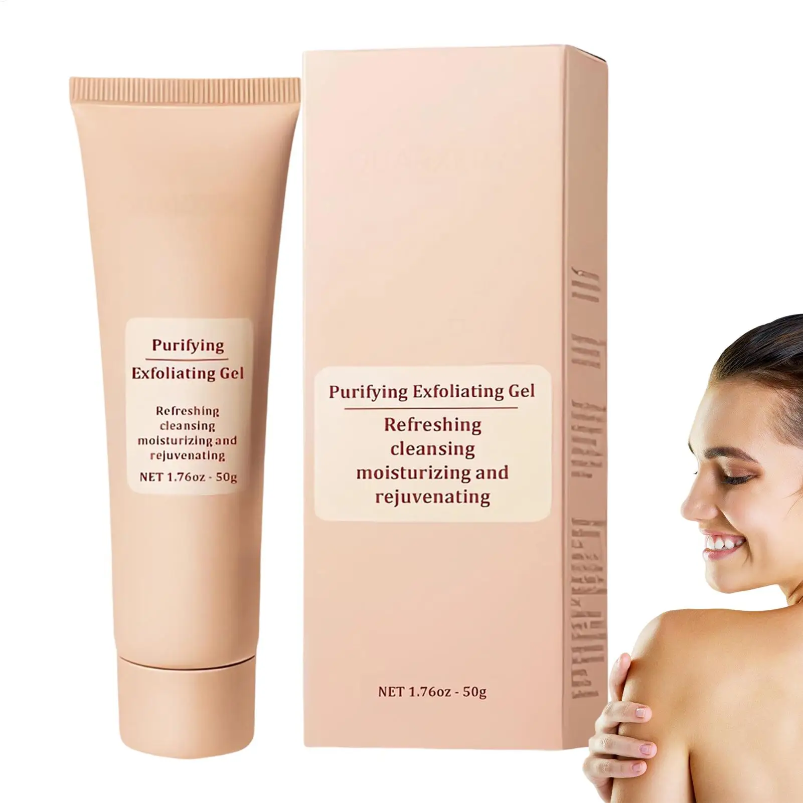 1PC 50g Face Exfoliating Gel Deep Cleaning Pores Gentle Exfoliate Oil Control Smooth Soften Face Facial Scrub Skin Moisturizing view 3