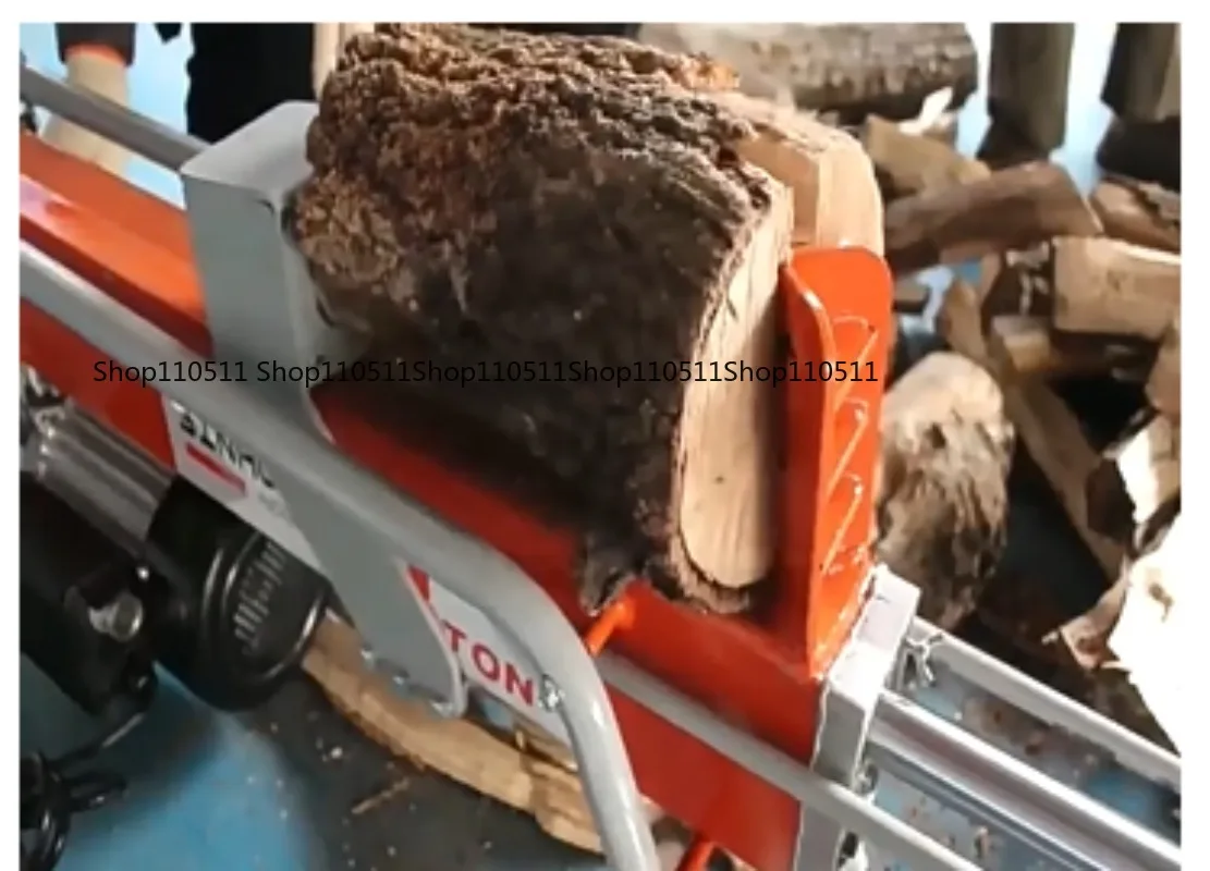 Log Splitter 8 Ton Wood Splitter Electric Powered 220V With Hydraulic Ram Electric Firewood Splitting Machine Horizontal