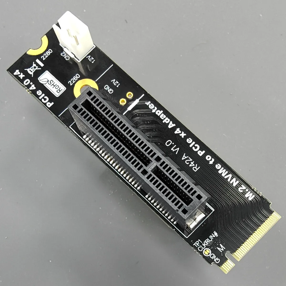 M.2 NVMe to PCIe X4/X16 Adapter Card 4.0 PCI-E for M-Key 2260/2280 Riser Network Capture SSD USB Converter Expansion PCB Board