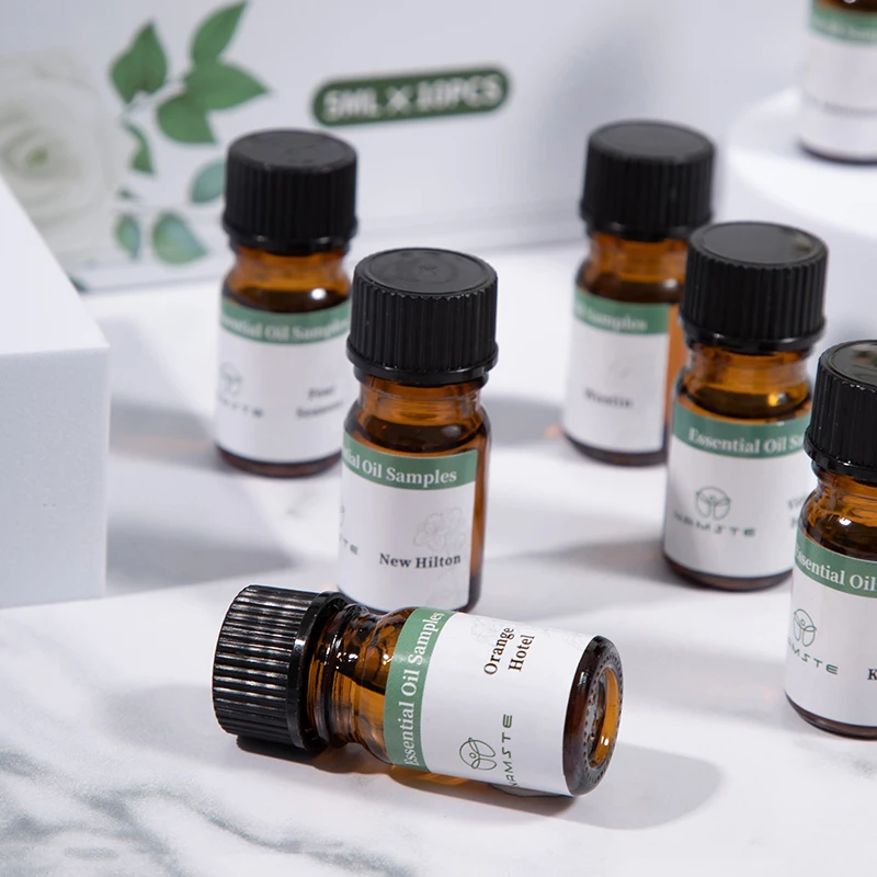 NAMSTE Essential Oil Samples Sets of Various Types Fragrance Series Suitable for Aroma Diffuser Air Freshener Aroma Oil Gift Box