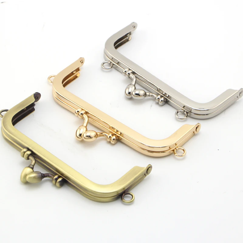 12.5cm  Metal Frame for Purse Handle Clutch Bag Handbag Accessories DIY Purse Clasp Lock Metal Clasp Bags Hardware