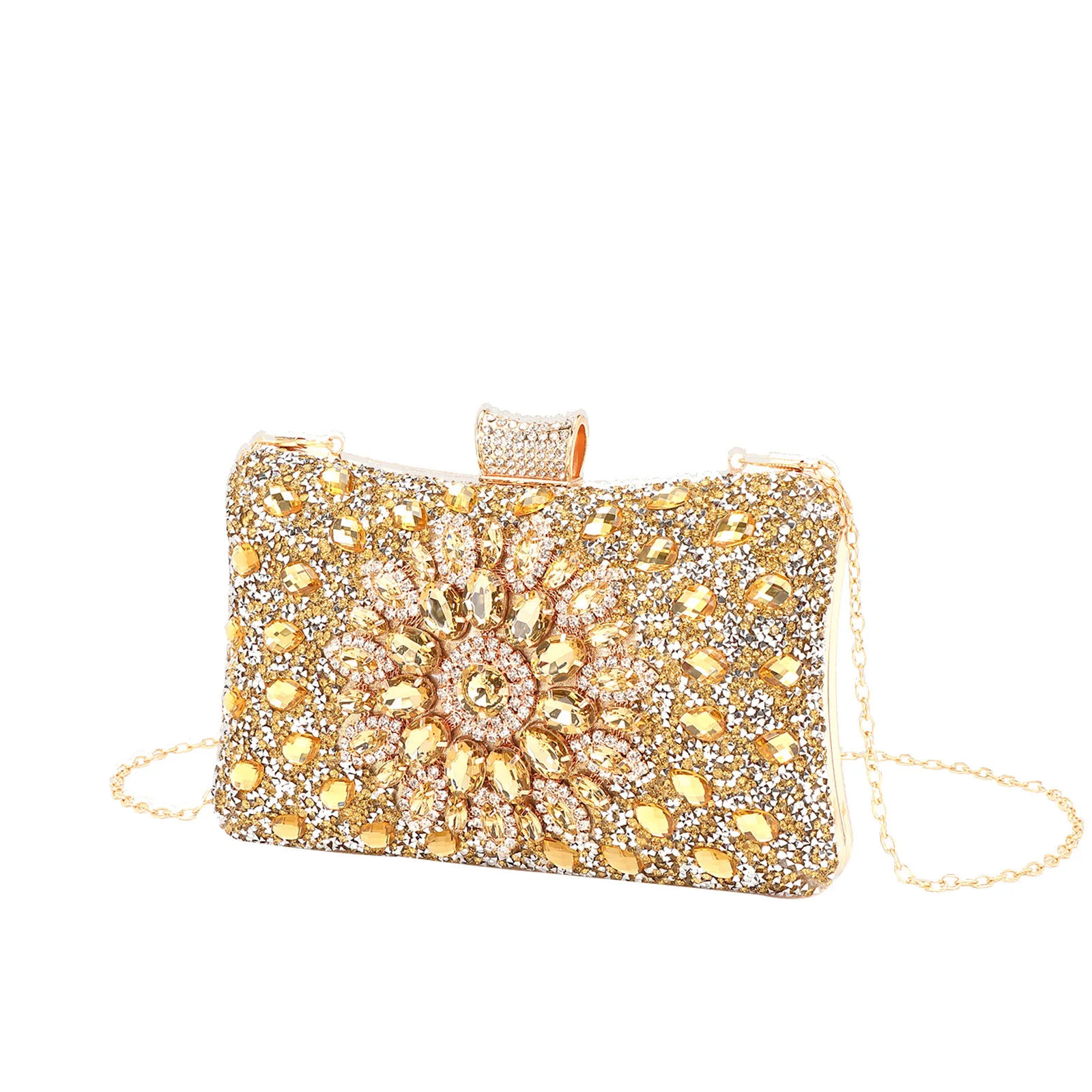 

Женский клатч для ужина с бриллиантами, вечернее платье для свадебной вечеринки, сумка на цепочке Carteras De Mujer De Bolsos, модная сумка из блестящего материала