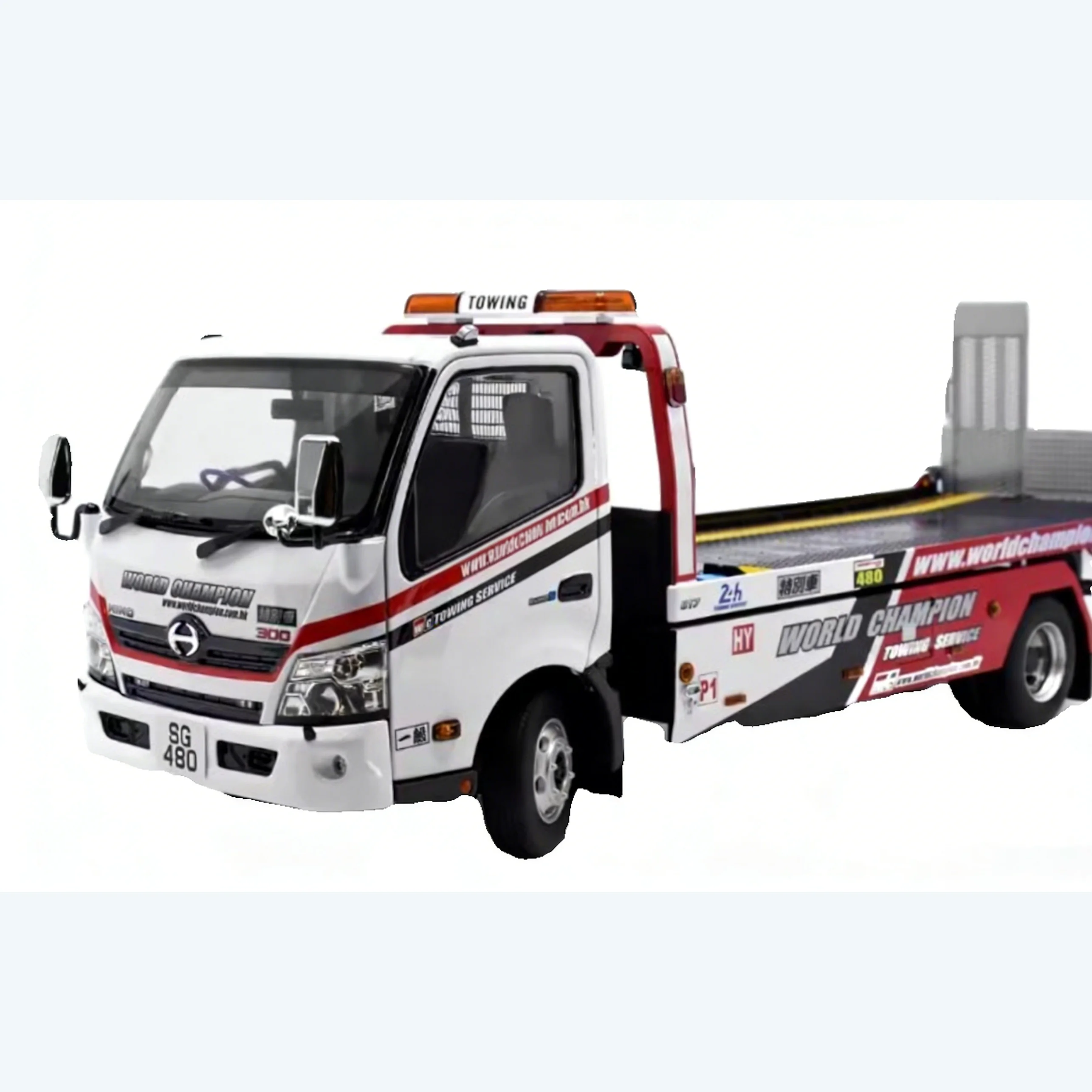 TINY 1/18 HINO 300 A1 建設車両、作業車 ミニカー 【公式通販】