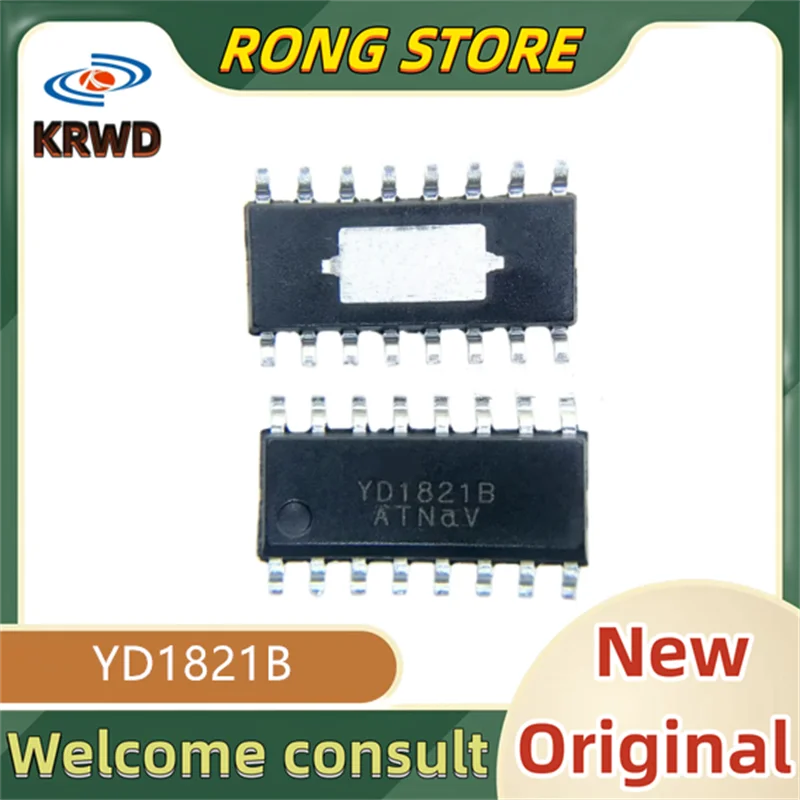 Chip IC YD1821B nuevo y original, chip para placa base de navegación YD1821B YD1821 SOP-16 SMT, 5 uds.