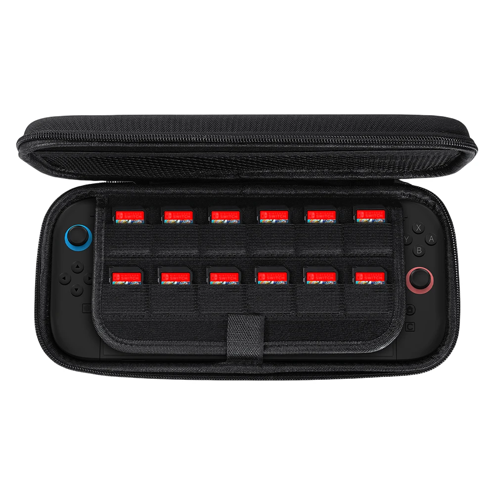 

Противоударный жесткий чехол-сумка для Nintendo Switch 2 с защитой от падений, на молнии, для аксессуаров Switch 2