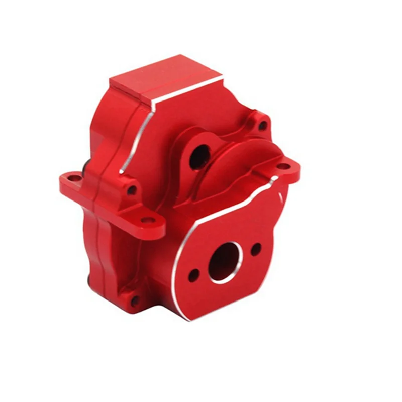 

Superior Quality-Metal Transmission Transmission Housing For Traxxas TRX4M TRX-4M 1/18 RC Track Truck Upgrade Replacement Red