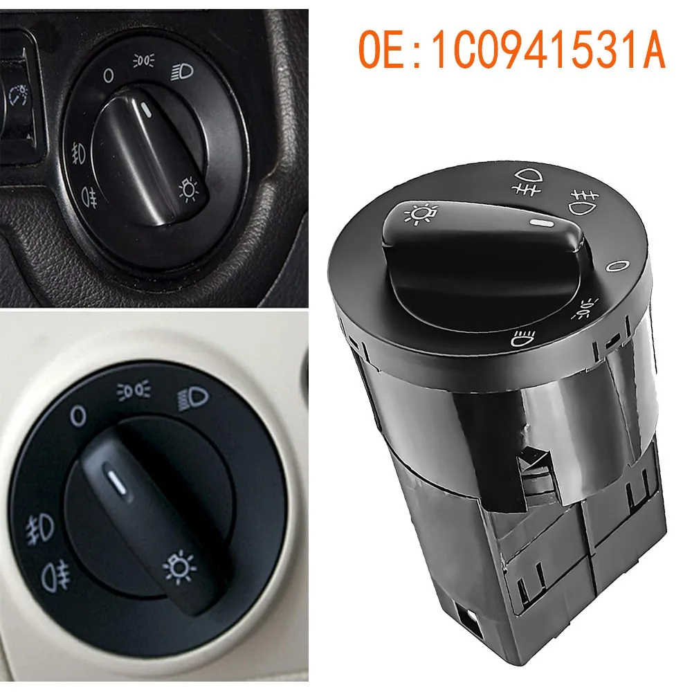Botón de Control de faros, perilla de luz antiniebla para Volkswagen VW Bora Golf 4Passat B5 Sharan Lupo Polo Beetle, accesorios para coche