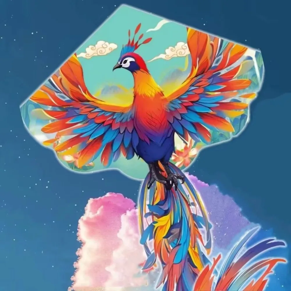 New Easy To Fly Large Delta Kite Good Flying Children Gift Flying Kite 100 Meter Kite String Beautiful Phoenix Kite Family Trips
