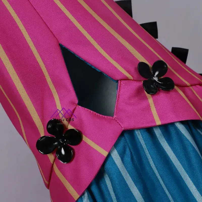 لعبة Wuthering Waves كارلوتا أزياء تنكرية أحذية شعر مستعار مجموعة كاملة ملابس أنيمي لعب الأدوار أزياء حفلة الهالوين فستان كوميك كون