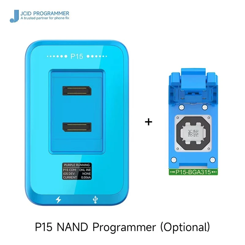 JC P15 Nand Programmer dengan BGA315 BGA110 BGA70 BGA60 modul untuk ponsel 6-15 Pro Max Nand Flash baca menulis Format perbaikan