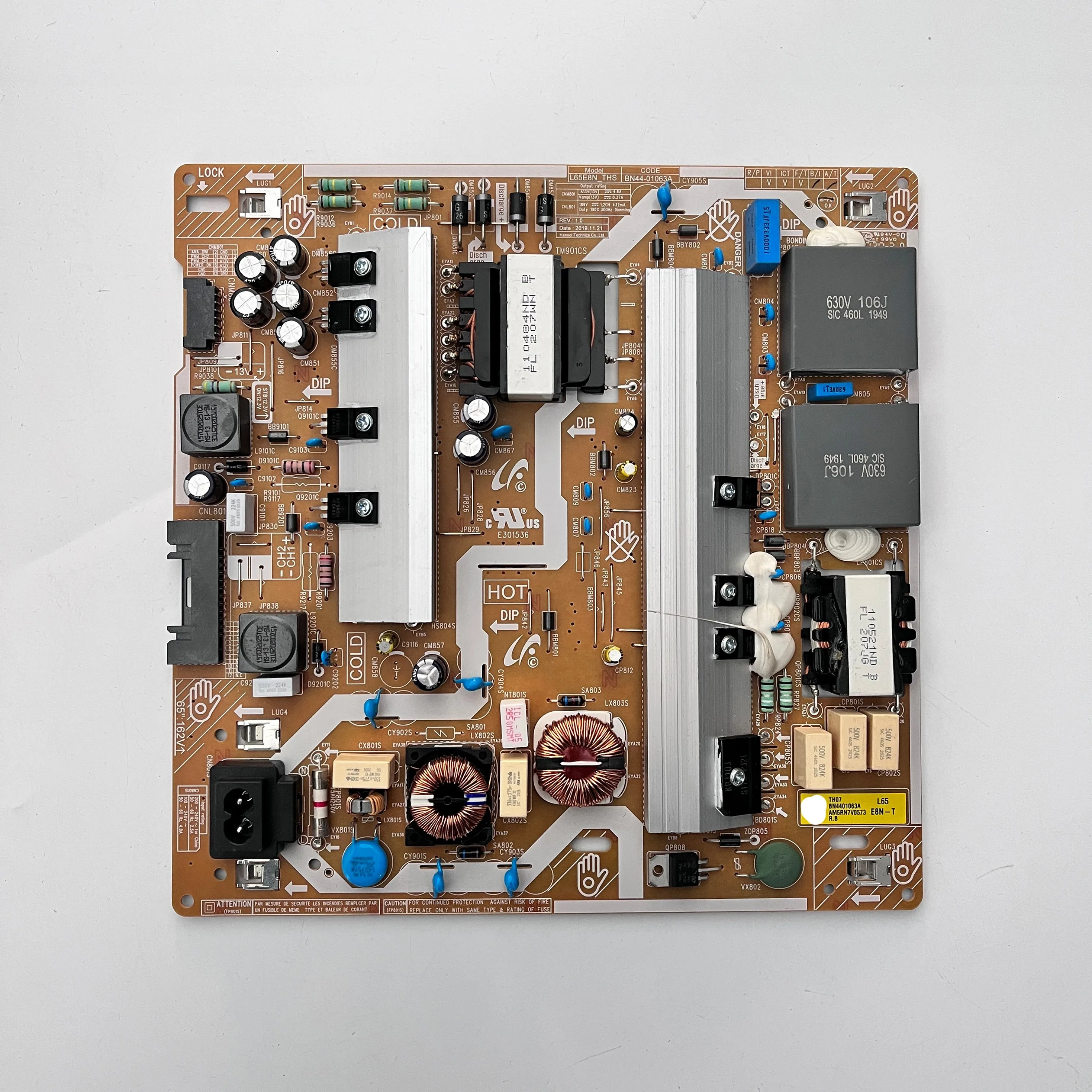 

Genuine Original TV Power Supply Board L65E8N_ THS BN44-01063A Is Working Normally And Suitable For LCD TV GQ65Q778GT Tv Parts