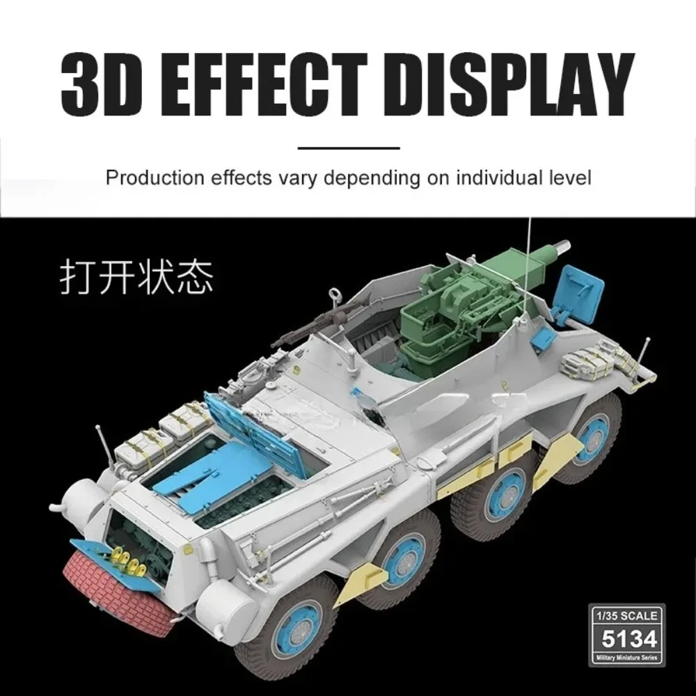 ryefield-model-plastic-assemble-tank-model-kit-rm-5134-sd-kfz234-3-schwerer-panzerspahwagen-75cm-stummel-1-35-scale