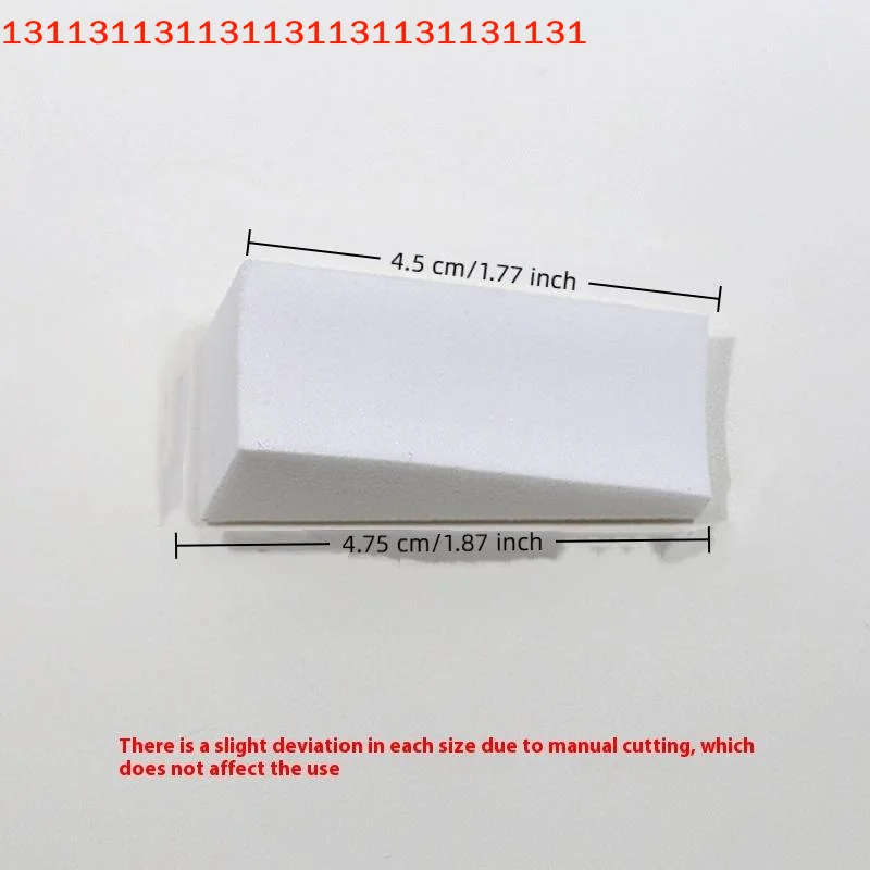 DIY Gradient Malerei Gel Maniküre Werkzeug Make-Up Erröten Wisch Schwamm 20/50Pcs Weiß Dreieck Weichen Schwamm Nagel Pinsel