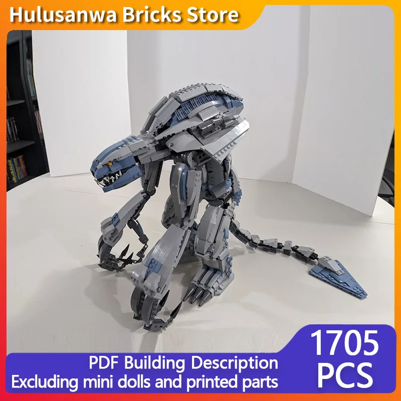 

Популярная модель фильма MOC, строительные кирпичи, фильм Монстр Меха, модульная технология, подарки, праздник, сборка, детские игрушки, костюм