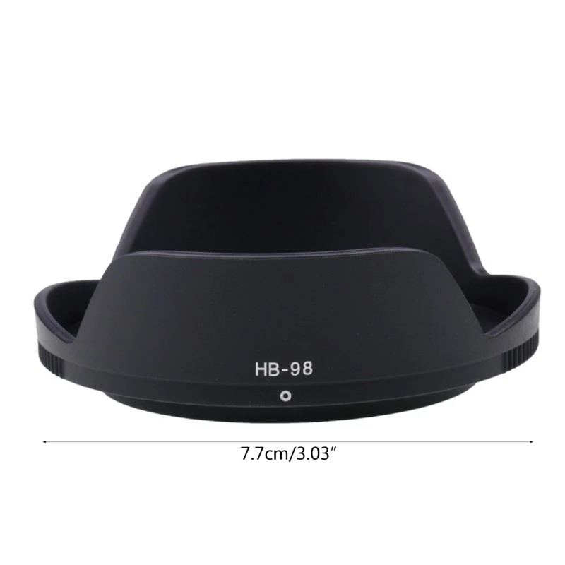 Độ Bền HB-98 Lens Hood Bóng Cho Z-24-50mm F/4-6.3 Ống Kính ABS Khung Phụ Kiện Thả Vận Chuyển