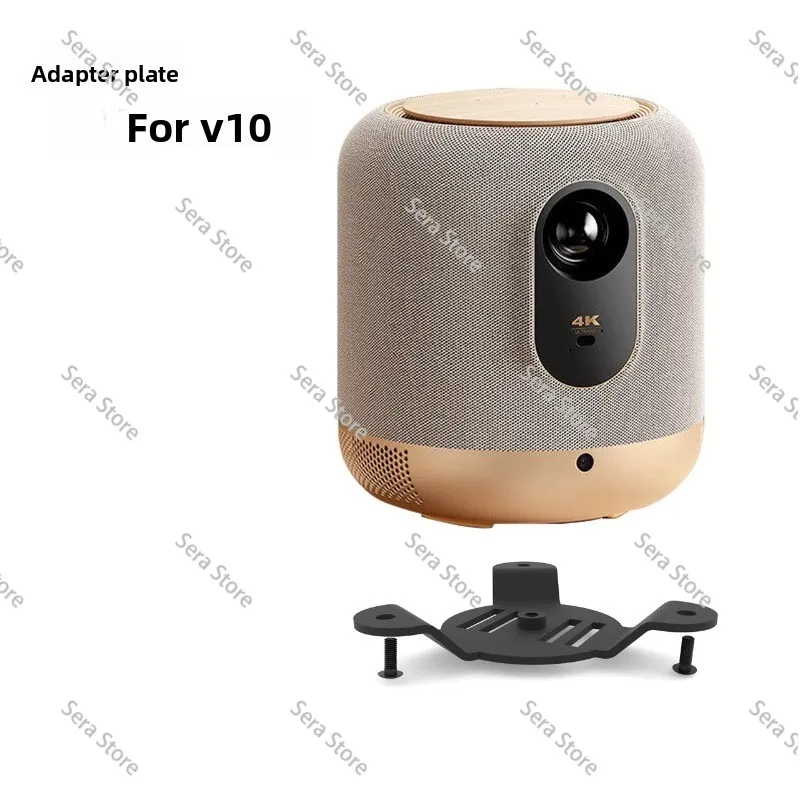 Projector Gimbal Floor Desktop Wall Mount Ceiling Mount Bracket Black V10 Adapter Plate with Screws and Spacers
