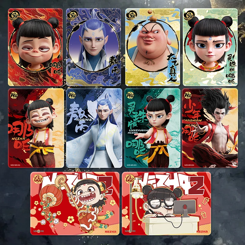 KAYOU Oryginalne Karty Ne Zha 2 Anime Film i Gra Kolekcjonerskie Karty Lingyanbao Zabawki dla Dzieci Okolice Kreskówki Prezent Oryginalne Pudełko