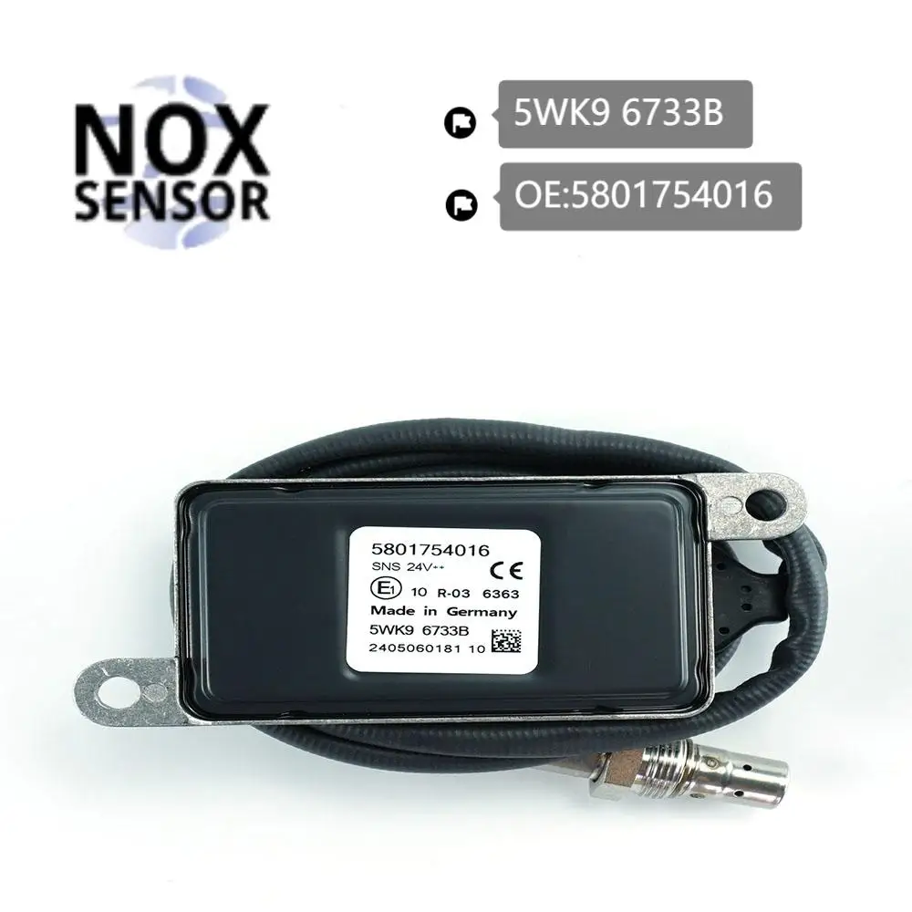 5WK9 6733B 5801754016 Sensor de nitrogênio e oxigênio para caminhões Iveco, Sensor Nox para catalítico, 5801754016 5WK9 6733 5WK