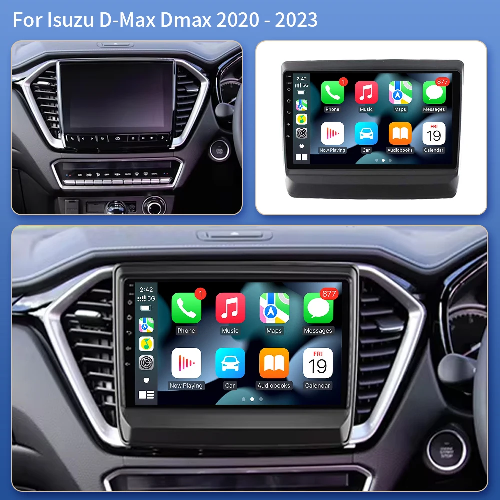 Android 16 System Car Radio Stereo For Isuzu D-Max Dmax 2020 2021 2022 2023 Auto Multimedia Player Head Unit with Carplay Screen