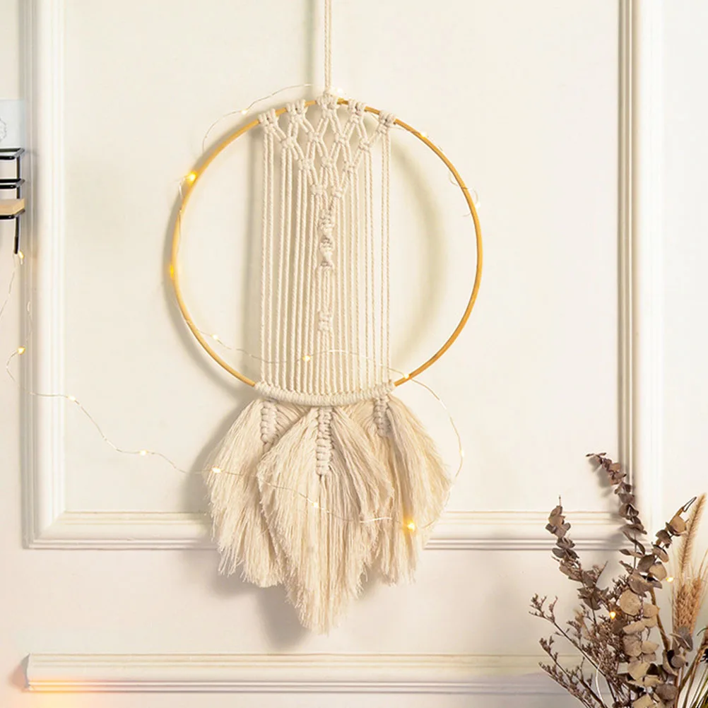 

1pc Bohemian Tapestry Dreamcatcher Handmade Wall Hanging Decor For Living Room Bedroom Nursery Cafe Studio Apartment Wedding