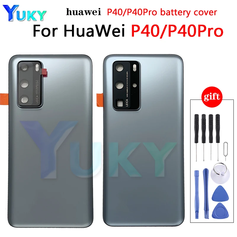 For Huawei P40 battery cover for P40 Pro, with camera cover battery cover With camera cover p40 battery cover